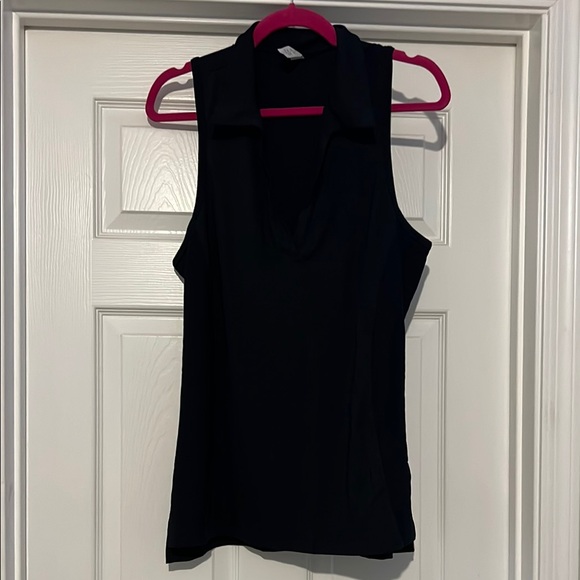 Balance Collection Black Sleeveless Tank Top - Picture 1 of 8